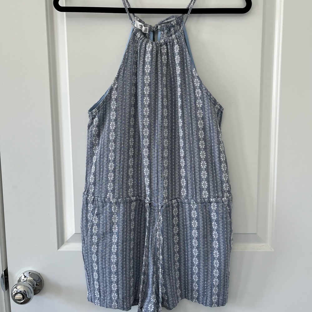 Mango Blue Romper XXS